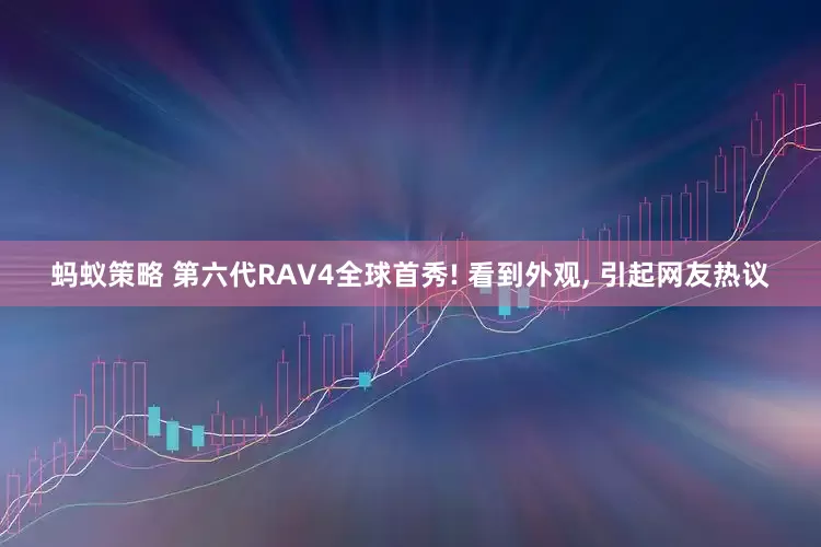蚂蚁策略 第六代RAV4全球首秀! 看到外观, 引起网友热议
